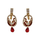 Hania Jewels Gold Plated Austrain Stone Dangler Earrings