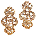 Hania Jewels Gold Plated Austrain Stone Dangler Earrings