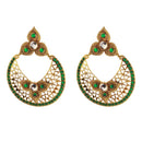 Hania Jewels Gold Plated Austrain Stone Dangler Earrings