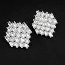 Urthn Cubic Zirconia Stone Classic Stud Earrings