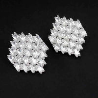 Urthn Cubic Zirconia Stone Classic Stud Earrings