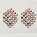 Urthn Cubic Zirconia Stone Classic Stud Earrings