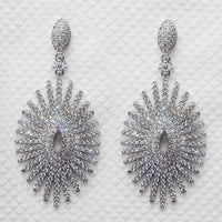 Urthn Premium Quality Cubic Zirconia Stone Dangler Earrings 