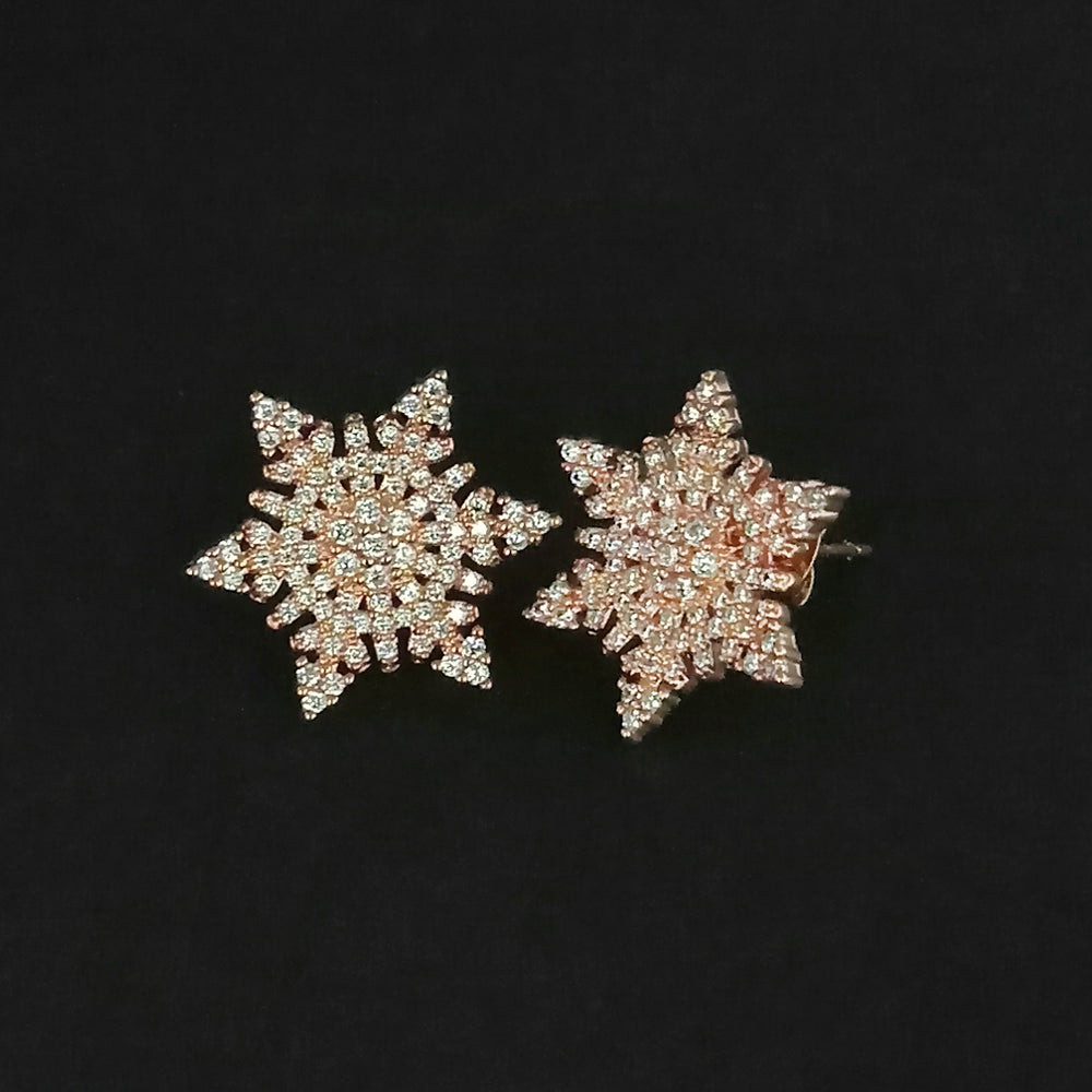 Urthn Cubic Zirconia Stone Classic Stud Earrings