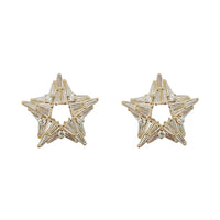 Urthn Cubic Zirconia Stone Classic Stud Earrings