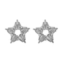 Urthn Cubic Zirconia Stone Classic Stud Earrings