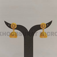 Dariyalal Sales Gold Plated Jhumki Earrings