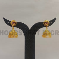Dariyalal Sales Gold Plated Jhumki Earrings