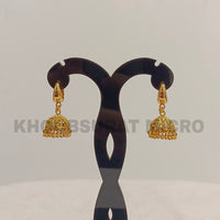 Dariyalal Sales Gold Plated Jhumki Earrings