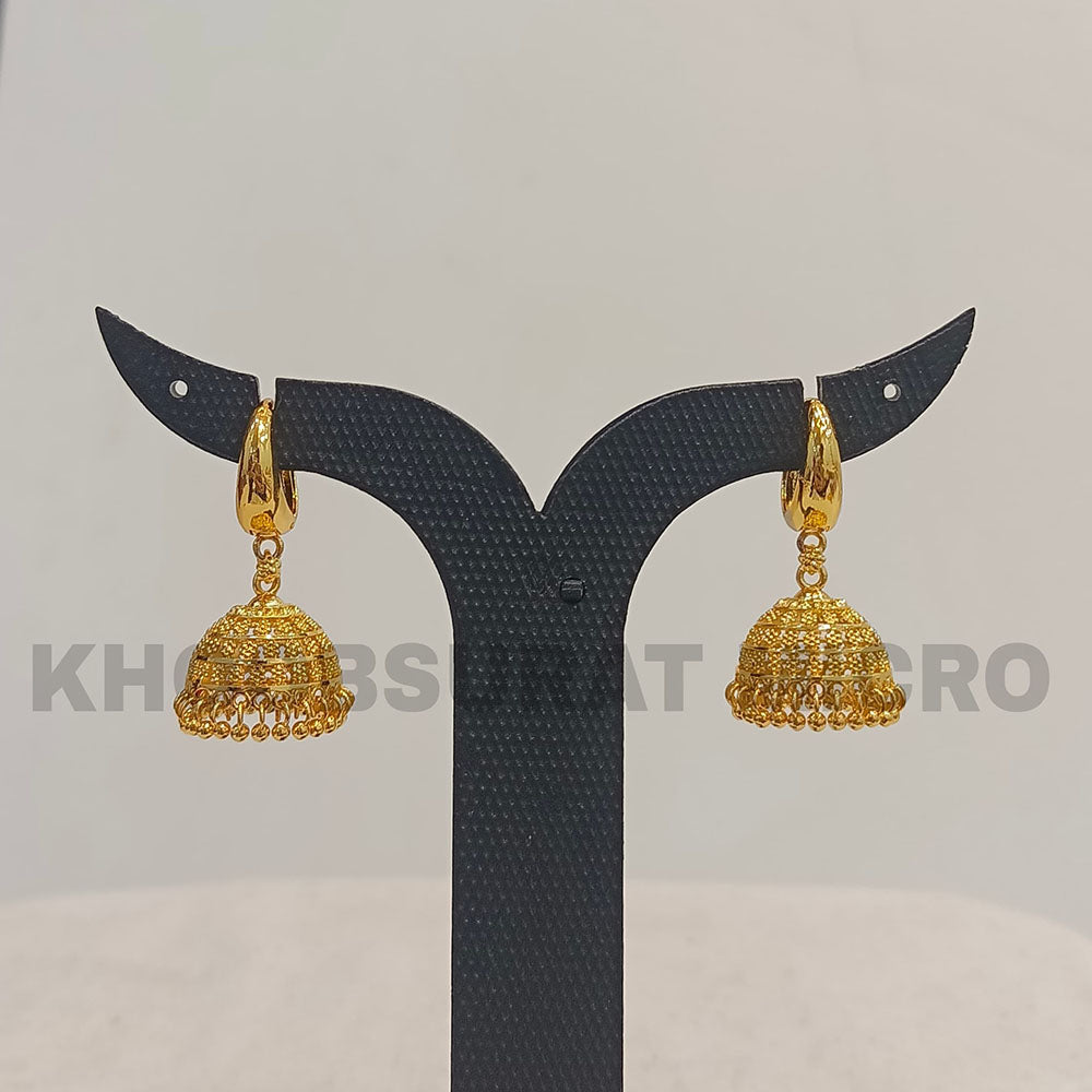 Dariyalal Sales Gold Plated Jhumki Earrings