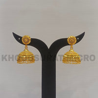 Dariyalal Sales Gold Plated Jhumki Earrings