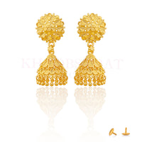 Dariyalal Sales Gold Plated Jhumki Earrings