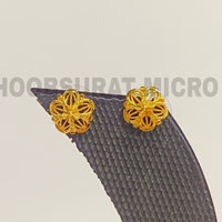Dariyalal Sales Gold Plated Stud Earrings
