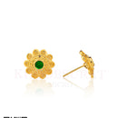 Dariyalal Sales Gold Plated Pota Stone Stud Earrings