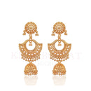 Dariyalal Sales Gold Plated Jhumki Earrings