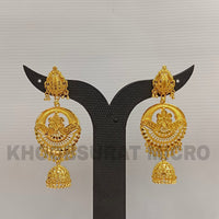 Dariyalal Sales Gold Plated Jhumki Earrings