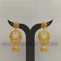Dariyalal Sales Gold Plated Jhumki Earrings