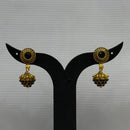 Dariyalal Sales Royal Pota Stone And Pearl Ethnic Jhumki Earrings (Pack of 12 & 24)