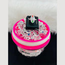 VM Imitation Silver Plated Multi Color Toe Ring