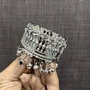 VM Imitation Oxidised Plated Antique Ghungroo Openable Bracelet 