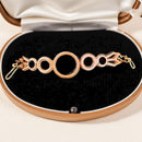 VM Imitation Designer Round-Shaped Openable Bracelet