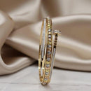 VM Imitation Delicate Austrian Stone Adjustable Bracelet ( Pack of 12)