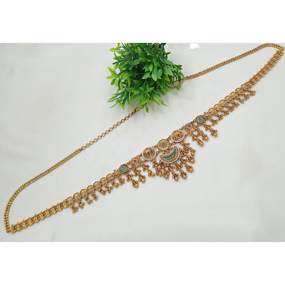 NAFJ Pota Stone Designer Waist Belt (Kamarbandh)