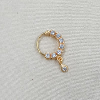 NAFJ Glam Austrian Stone Nose Ring 