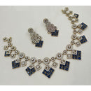 NAFJ Royal Look American Diamond Necklace Set