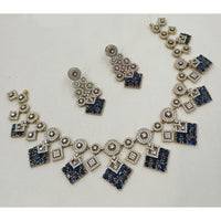 NAFJ Royal Look American Diamond Necklace Set