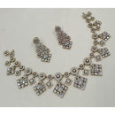 NAFJ Royal Look American Diamond Necklace Set