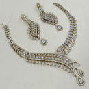 NAFJ Royal Look American Diamond Necklace Set