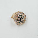 NAFJ Premium Polki Kundan And Meenakari Statement Ring