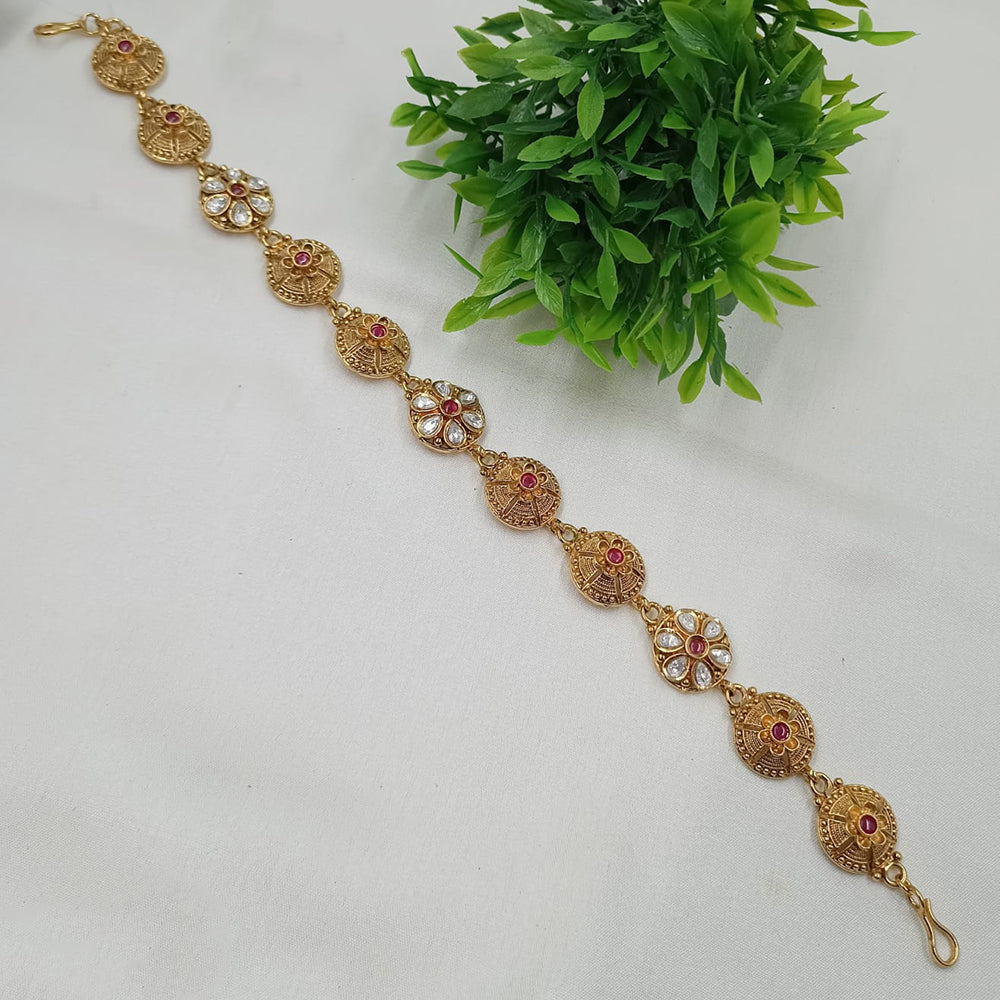 NAFJ Classic Heritage Pota Stone Ethnic Sheeshphool