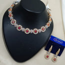 NAFJ Royal Sparkle American Daimond And Austrian Stone Necklace Set