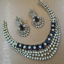 NAFJ Royal Sparkle American Daimond And Austrian Stone Necklace Set