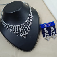 NAFJ Royal Sparkle Austrian Stone Necklace Set