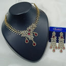 NAFJ Royal Sparkle American Daimond And Austrian Stone Necklace Set