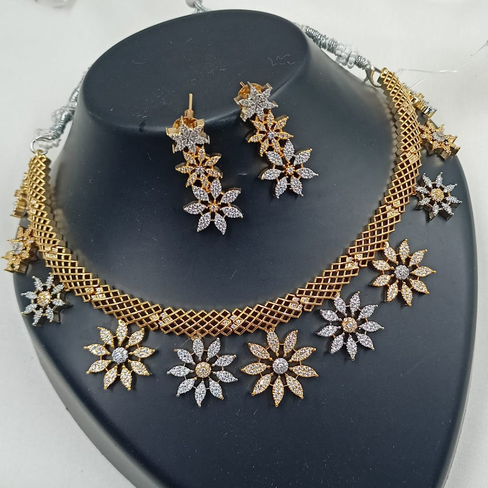 NAFJ Royal Sparkle Austrian Stone Necklace Set