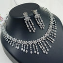 NAFJ Royal Sparkle American Daimond And Austrian Stone Necklace Set