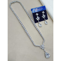 NAFJ Royal Sparkle American Daimond Necklace Set