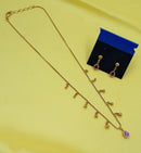 NAFJ Royal Pota Stone And Pearl Necklace Set