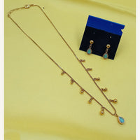 NAFJ Royal Pota Stone And Pearl Necklace Set