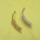 NAFJ Royal Look Austrian Stone Ethnic Earcuff Earrings