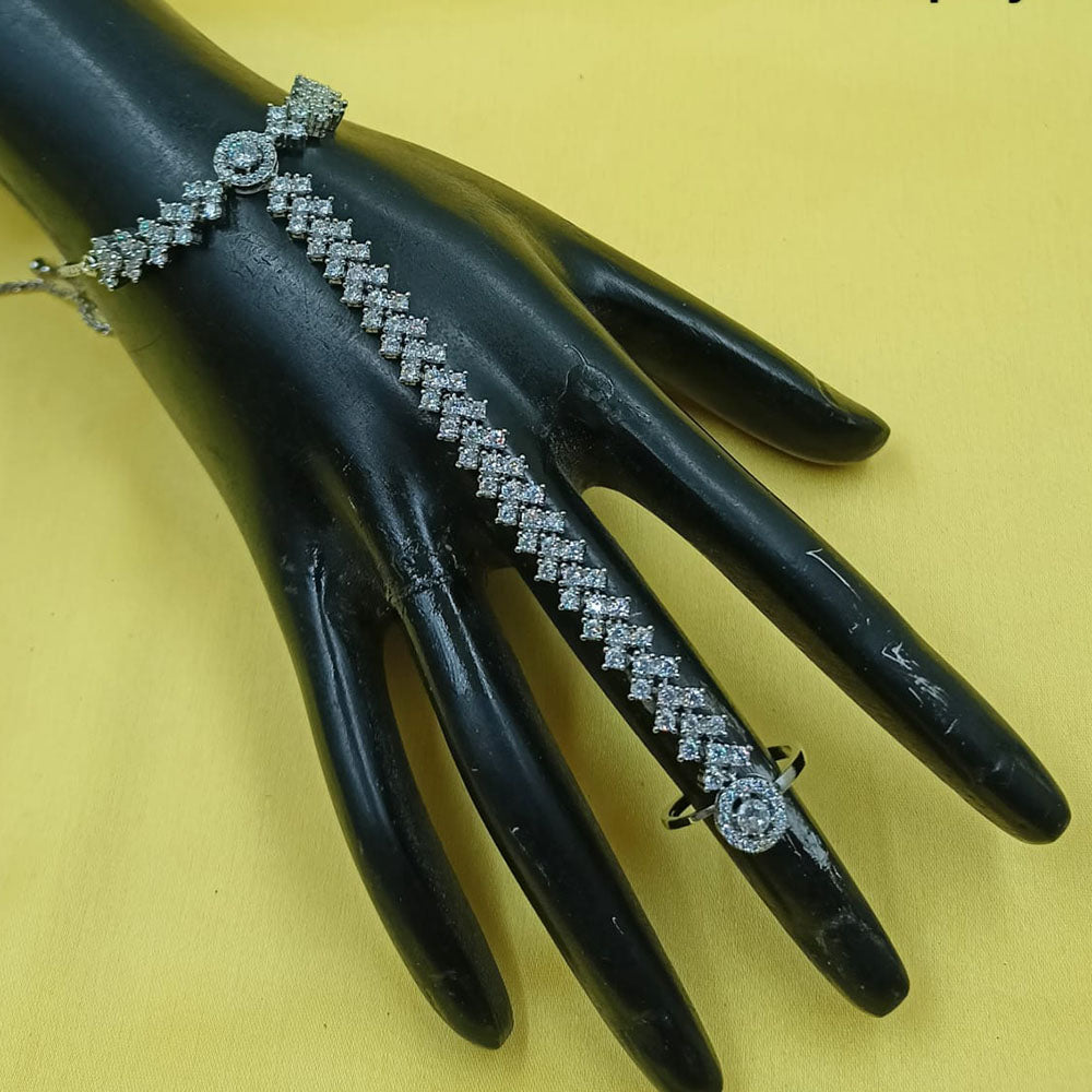 NAFJ Austrian Stone Designer Hand Harness