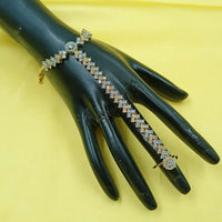 NAFJ Austrian Stone Designer Hand Harness