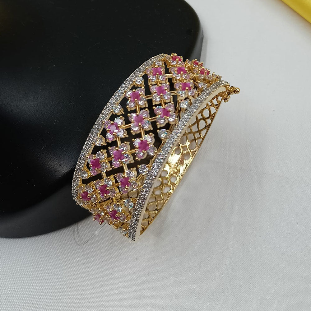 NAFJ Luxury American Diamond Openable Bracelet 