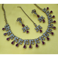 NAFJ Glamorous Austrian Crystal Inspired Necklace Set