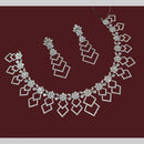 NAFJ Glamorous Crystal Stone And Austrian Stone Designer Necklace Set