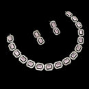 NAFJ Glamorous Crystal Stone And Austrian Stone Designer Necklace Set